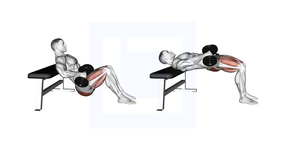 Hip Thrust com Halteres