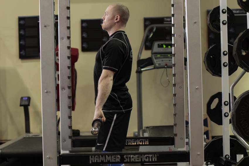 Rack Pull — posição final