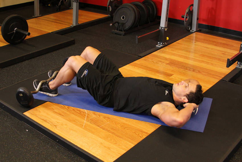 Sit-up — posição inicial